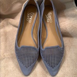 Franco Sarto Blue Flats